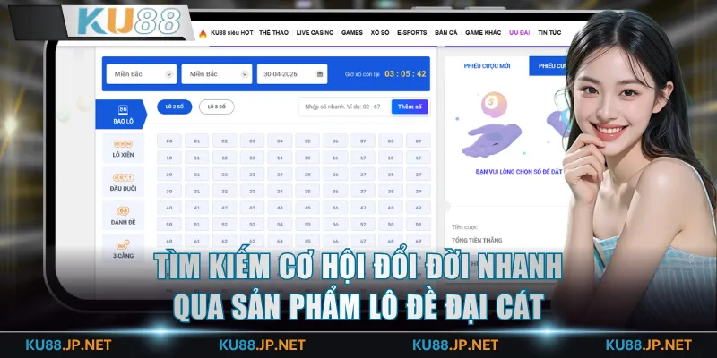 Tìm kiếm cơ hội đổi đời nhanh qua sản phẩm lô đề Đại Cát